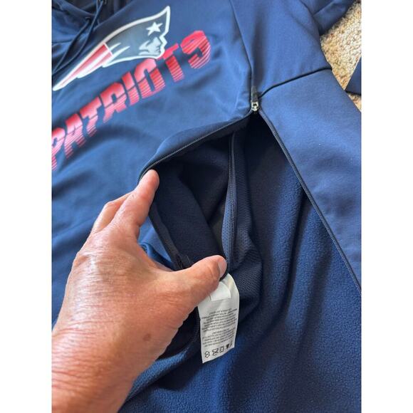 NIKE NFL New England Patriots Men's Sweatshirt/fleece/pullover size Large - Picture 10 of 12